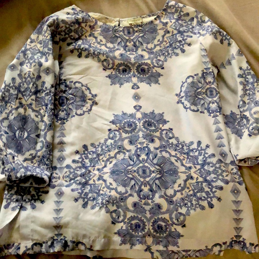Blue Paisley dress